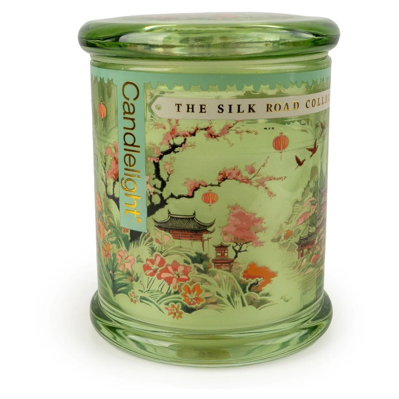 Candlelight The Silk Road Chengdu Large Lidded Candle Jar