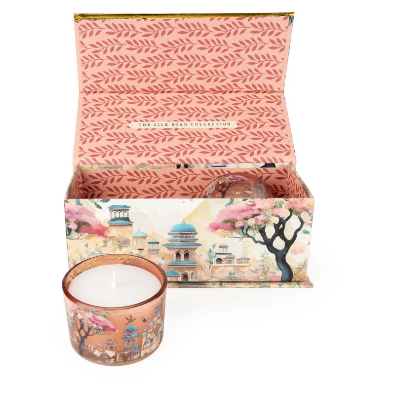 Candlelight The Silk Road Jhangye Set Of 2 Candles