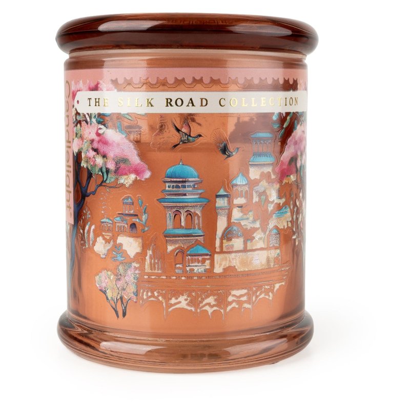 Candlelight The Silk Road Jhangye Large Lidded Candle Jar