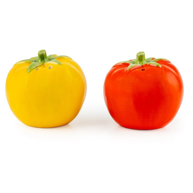 Candlelight Tomato Salt & Pepper Pots