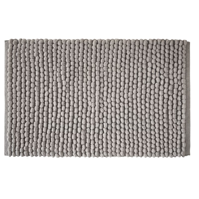 Bianca Aspen Bobble Grey Bath Mat small
