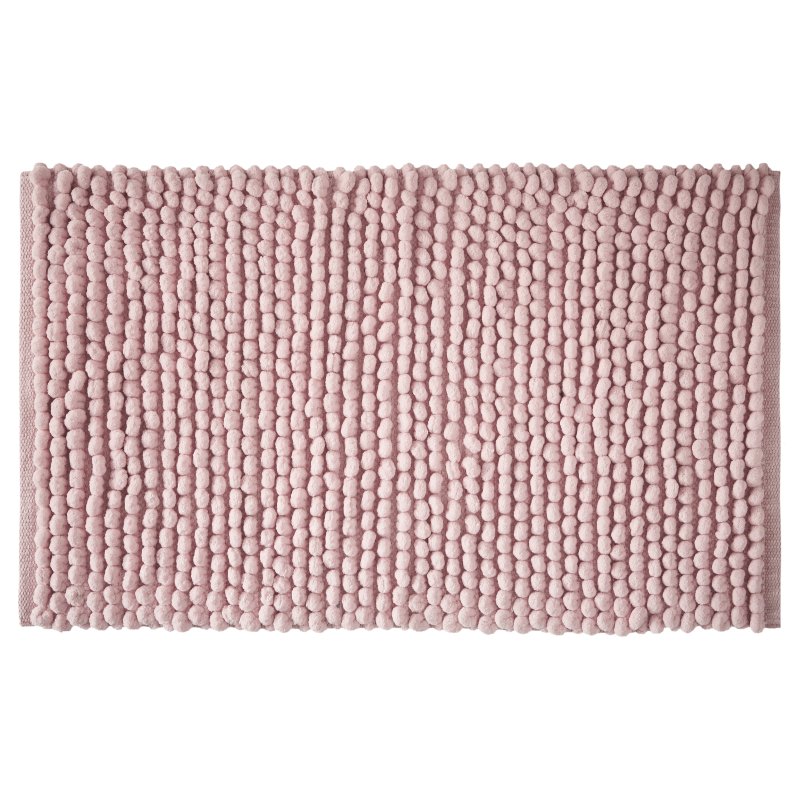 Bianca Aspen Bobble Pink Bath Mat small