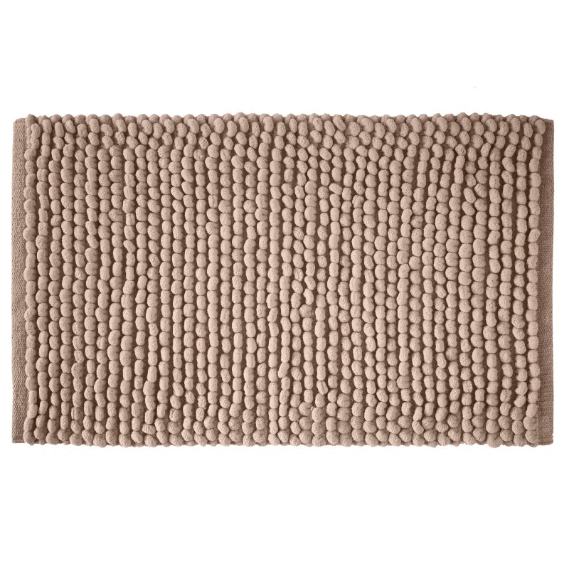 Bianca Aspen Bobble Natural Bath Mat small