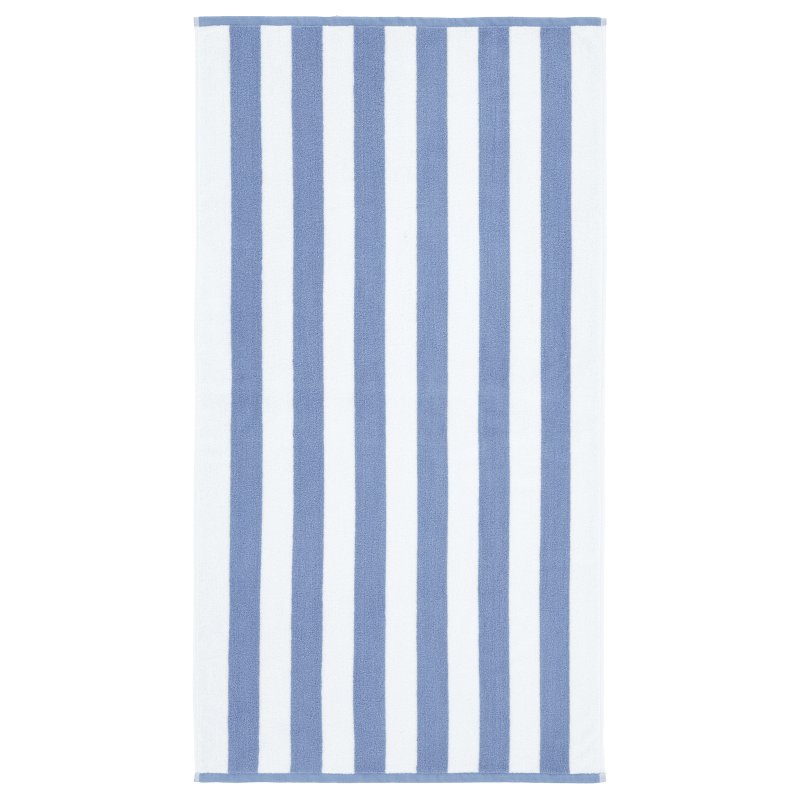 Bianca Bianca Reversible Stripe Blue Towels