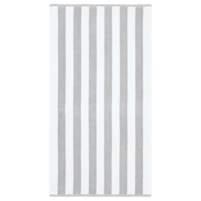 Bianca Bianca Reversible Stripe Grey Towels