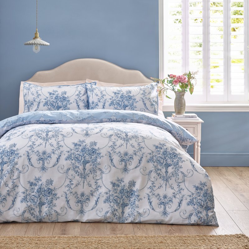 Catherine Lansfield Catherine Lansfield Antoinette Blue Duvet Cover Set