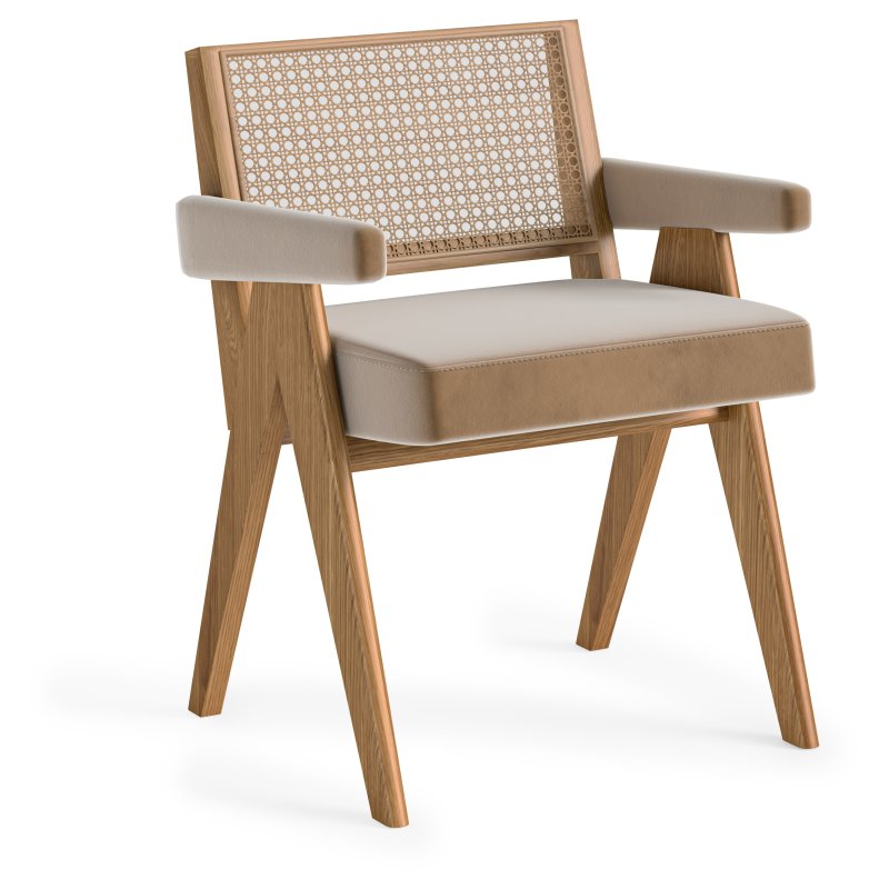 Aldiss Own Aria Accent Chair in Caramel Velvet