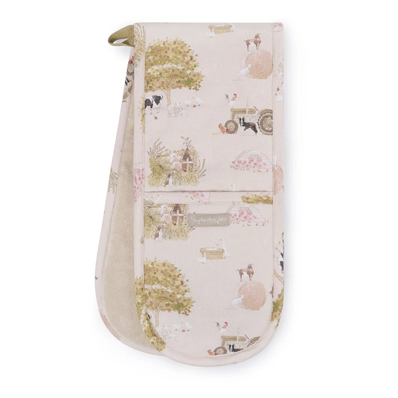 Sophie Allport Farm Friends Double Oven Glove