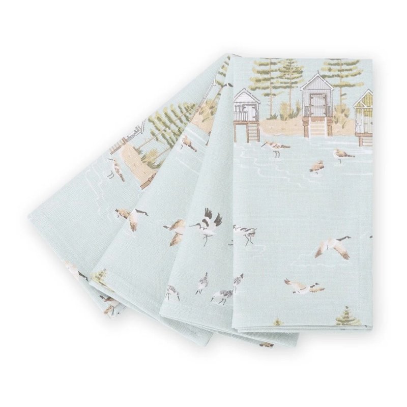 Sophie Allport Sea Birds Set Of 4 Napkins