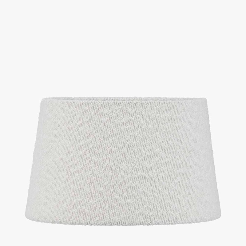Pacific Martigues White Boucle Tapered Shade Small
