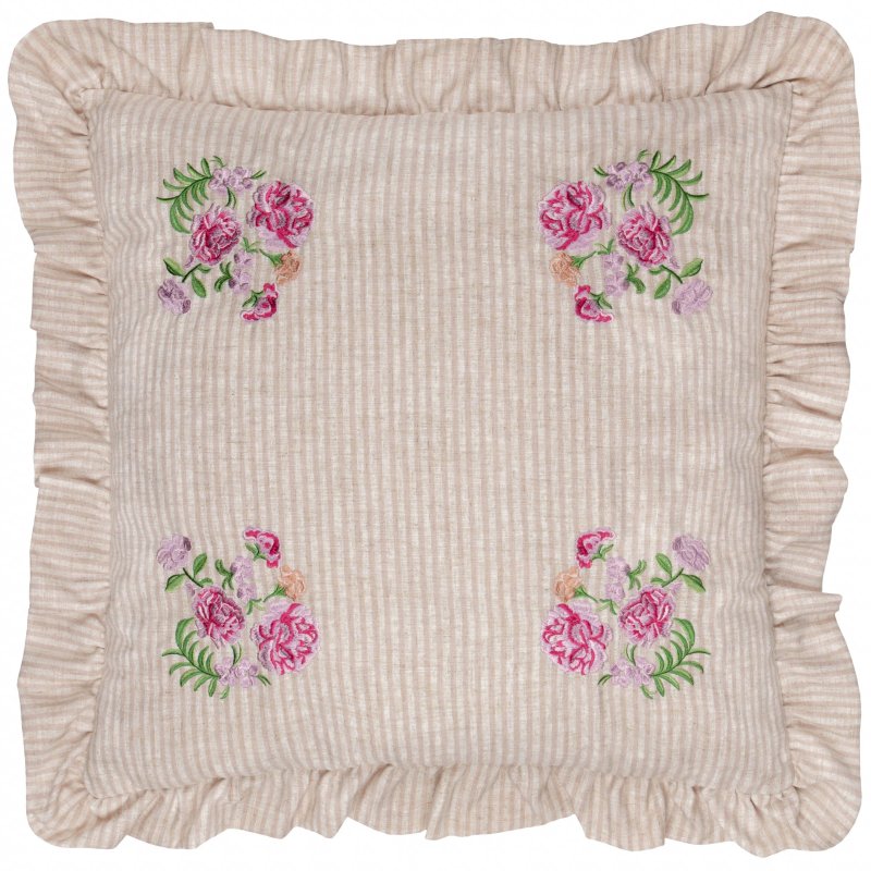 Wylder Martha Ruffle Cushion Pink
