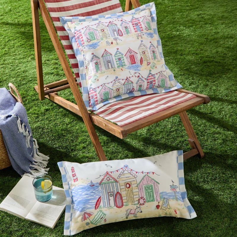 Wylder Beach Huts Outdoor Cushion Multi