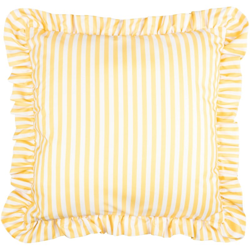 Wylder Millie Ruffle Outdoor Cushion Yellow
