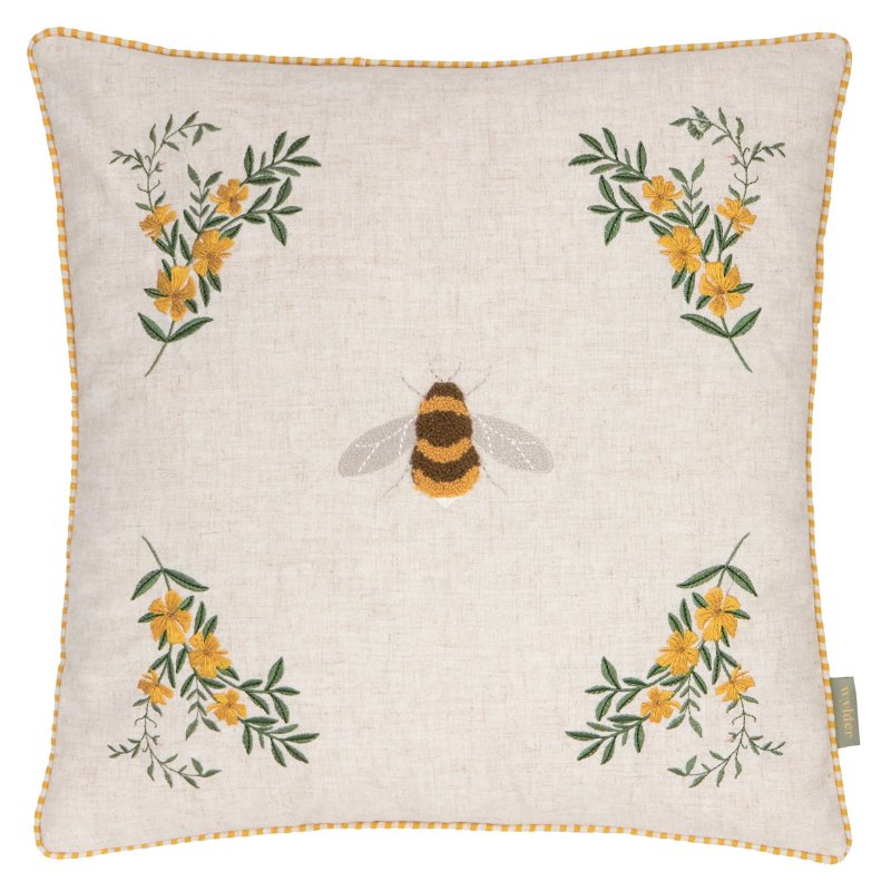 Wylder Ramble Bee Cushion Natural