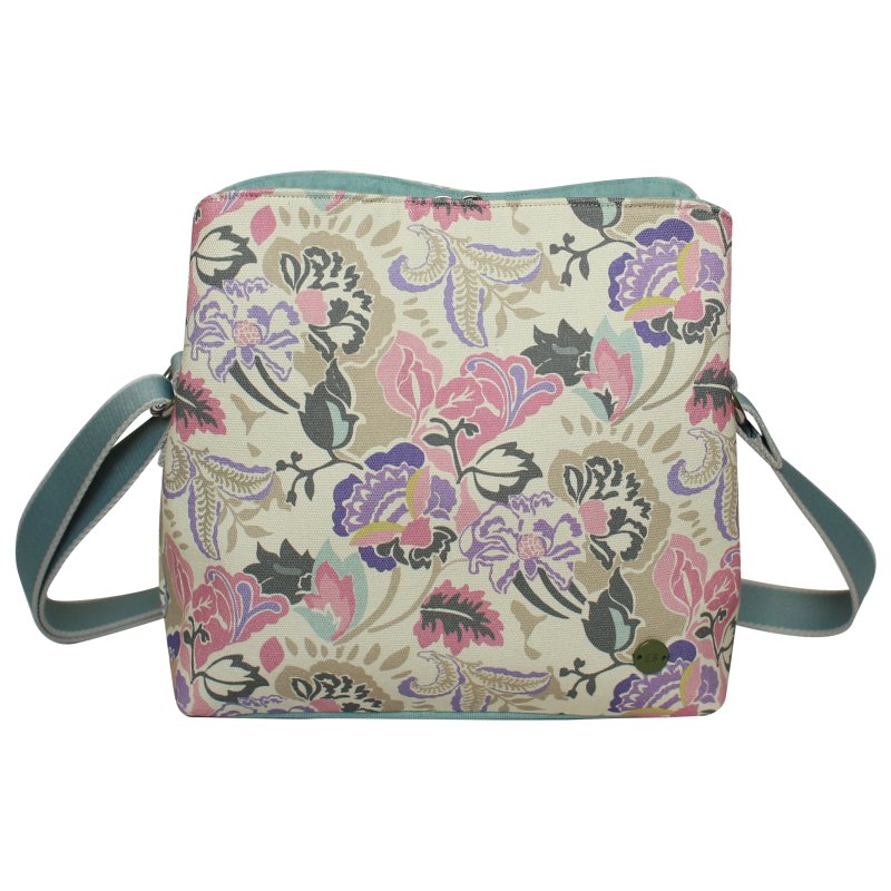 Earth Squared Cream Jacobean Canvas Logan Bag