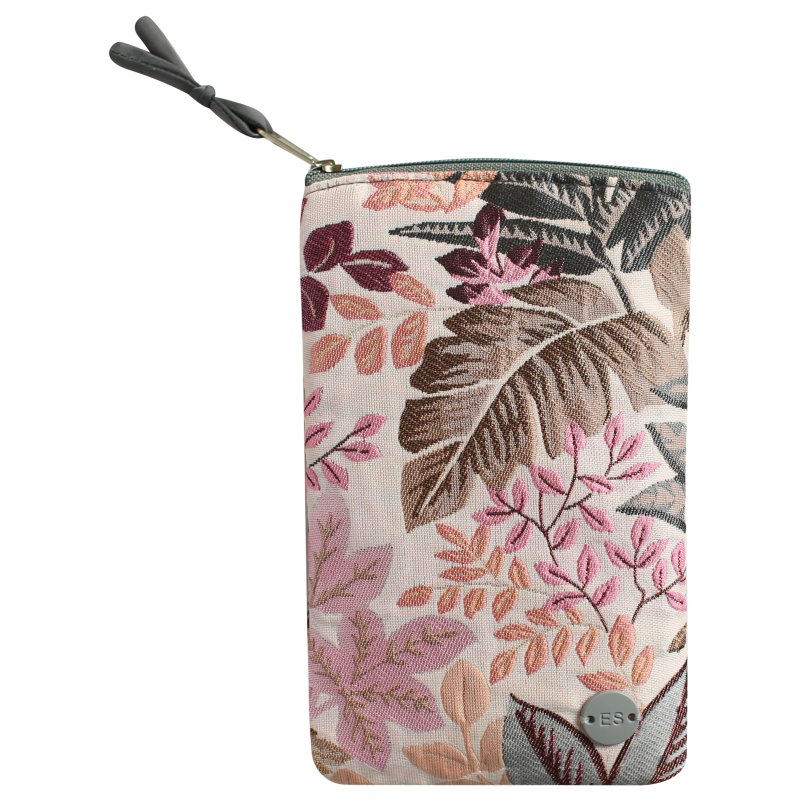 Earth Squared Pink Spring Jacquard Glasses Case