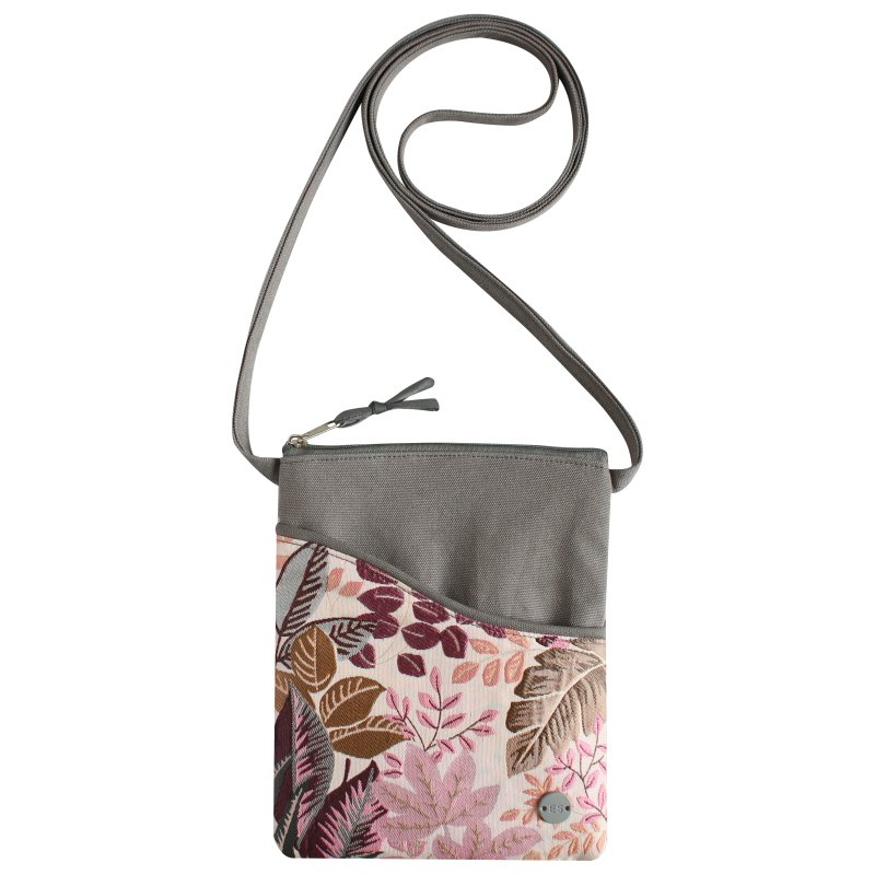 Earth Squared Pink Spring Jacquard Sling Bag