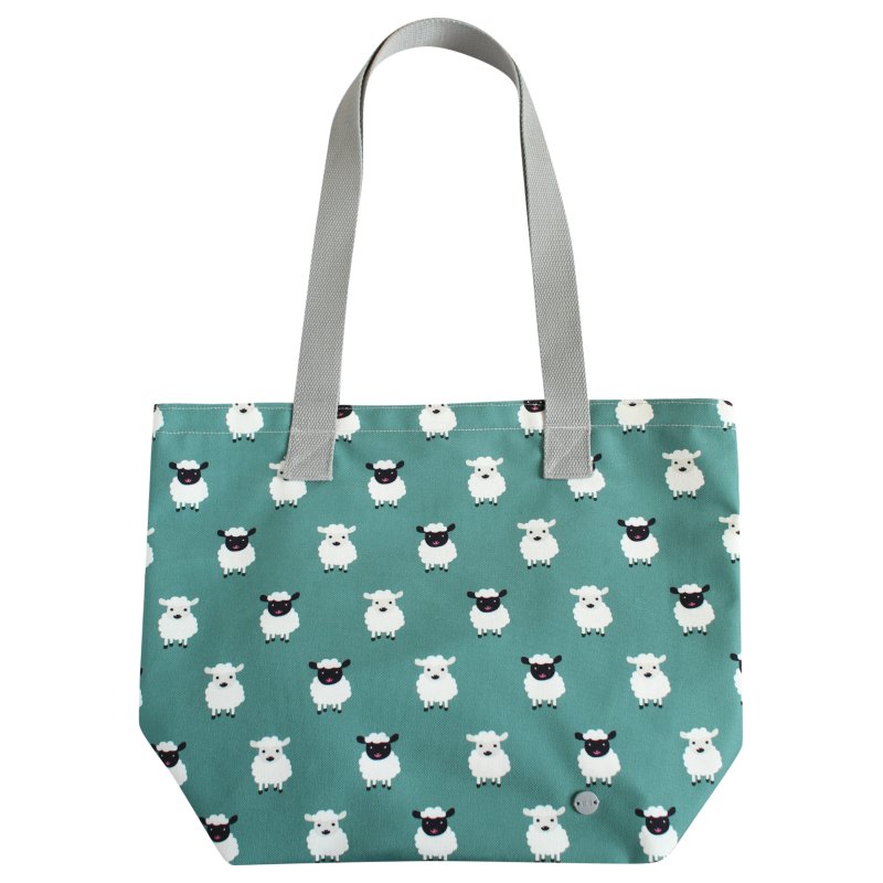 Earth Squared Sheep Canvas Tote Bag