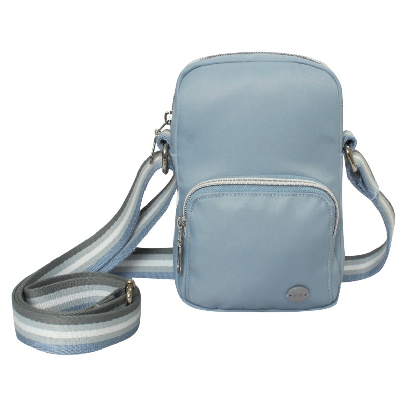 Earth Squared Dusty Blue Voyage Phone Pouch