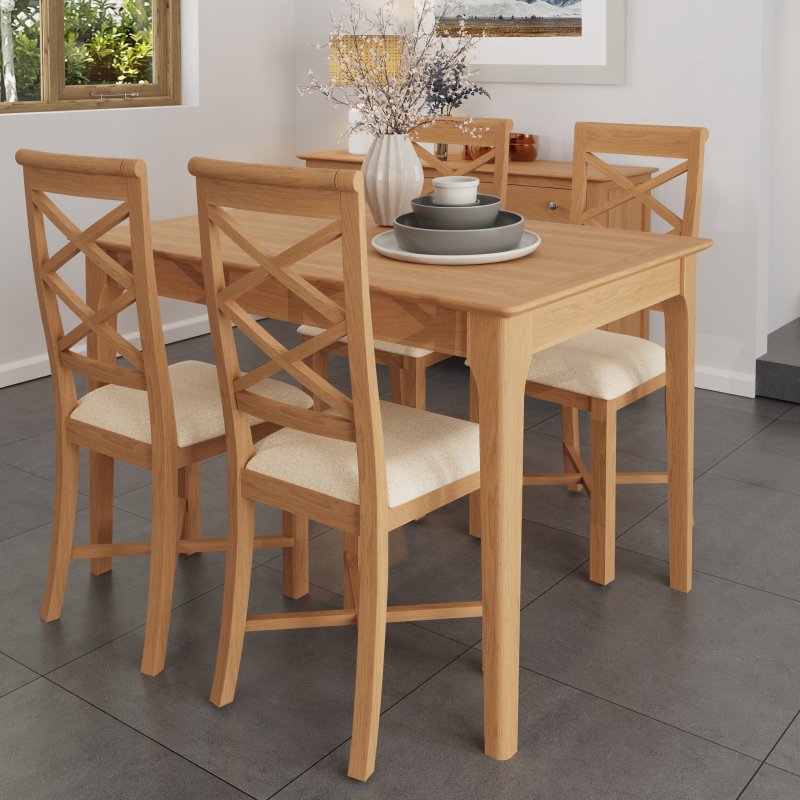 Aldiss Own Coastal 1.2m Butterfly Extending Dining Table