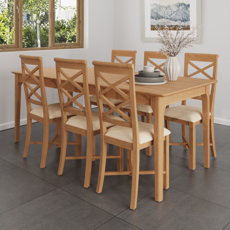 Aldiss Own Coastal 1.6m Extending Dining Table