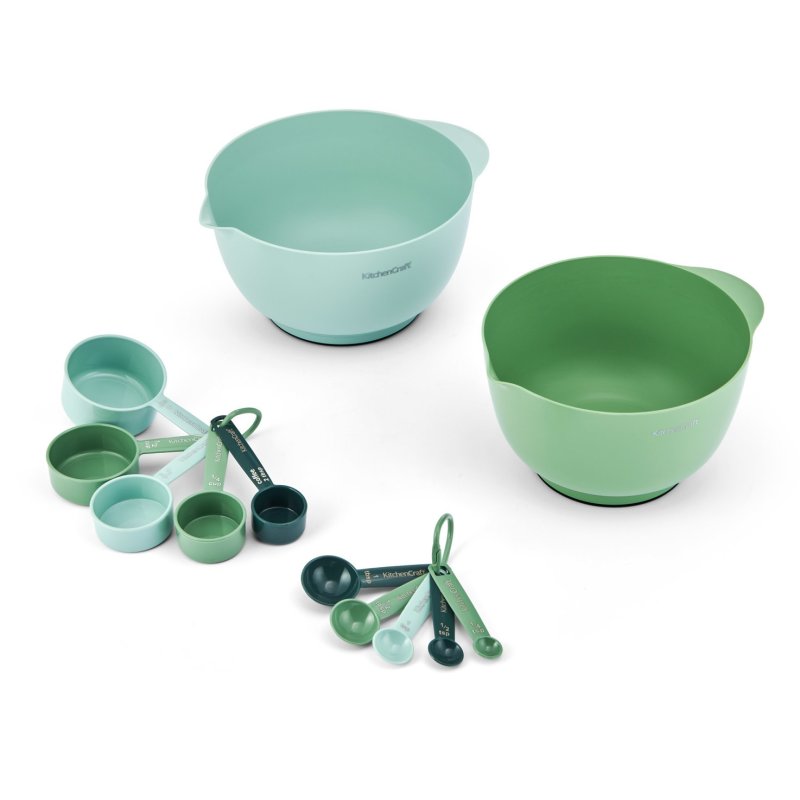 Kitchencraft 12 Piece Mixing Bowl And Measuring Set