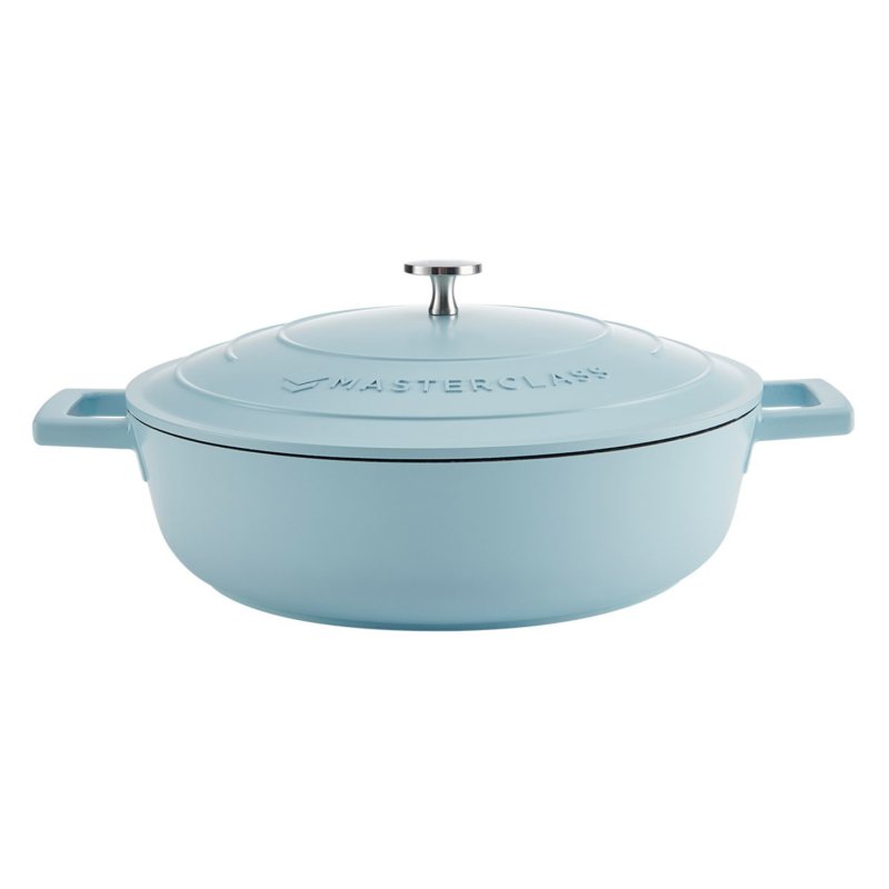 Masterclass Shallow Sky Blue 4L Casserole Dish