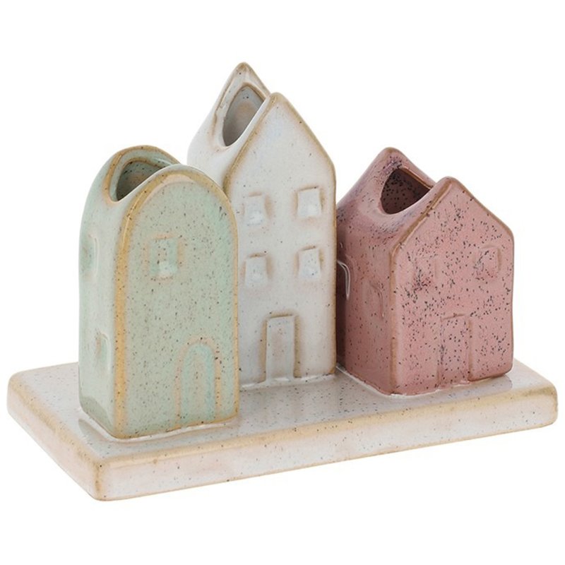 Shudehill Petite Pottery 3 Stem Houses