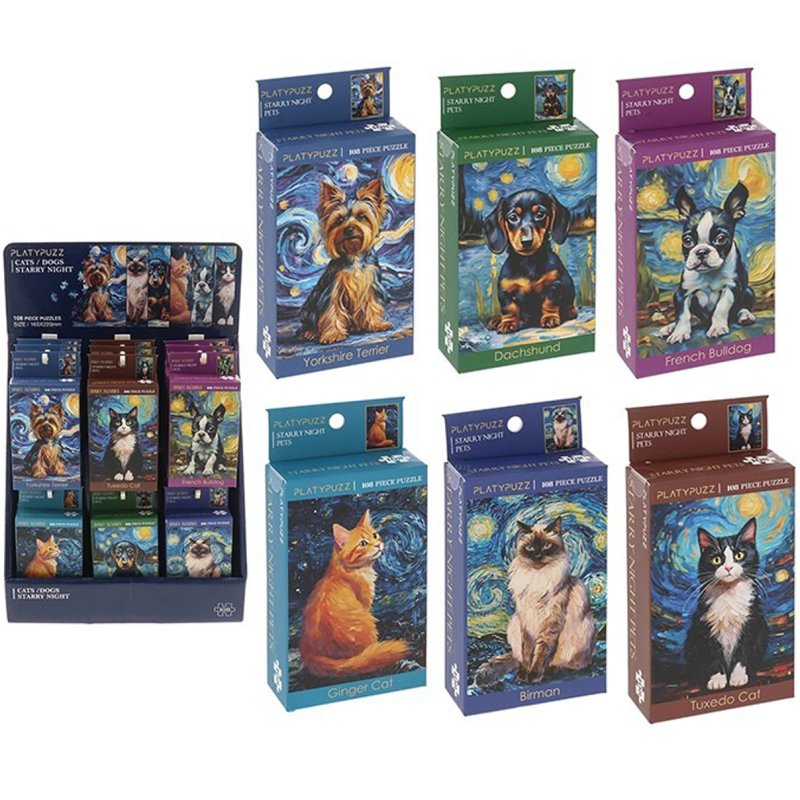 Shudehill Dinky Jigsaws CDU Arty Dog/Cat