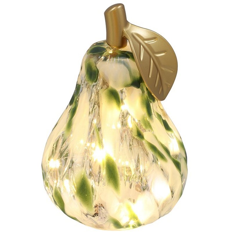 Shudehill Diamond Cut LED Pear Mottle Green