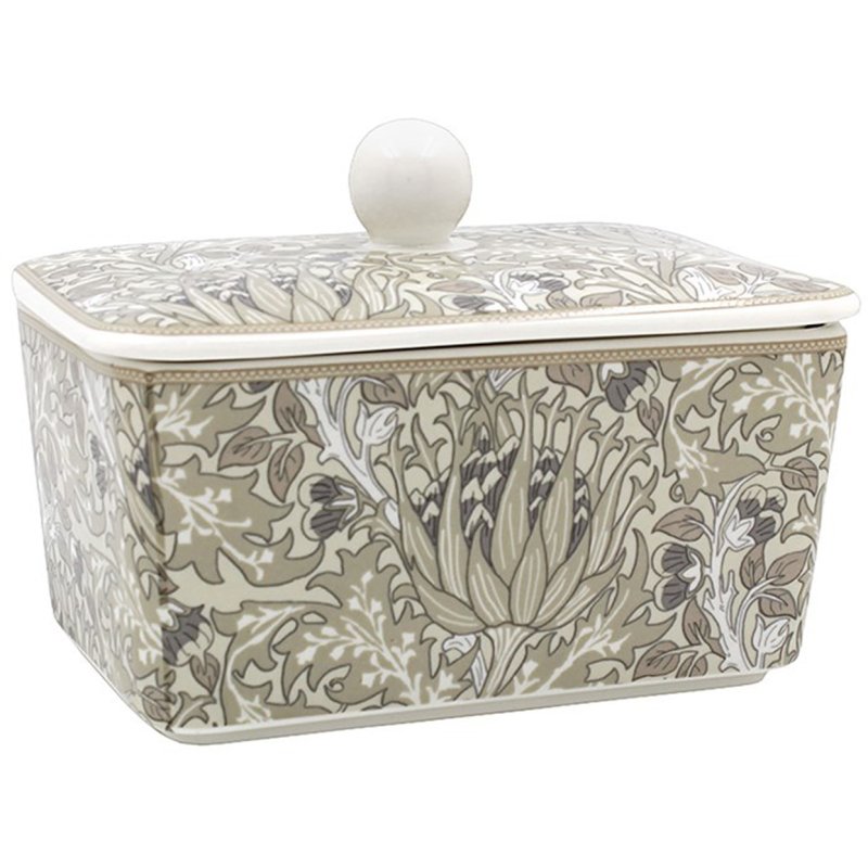 William Morris Artichoke Butter Dish