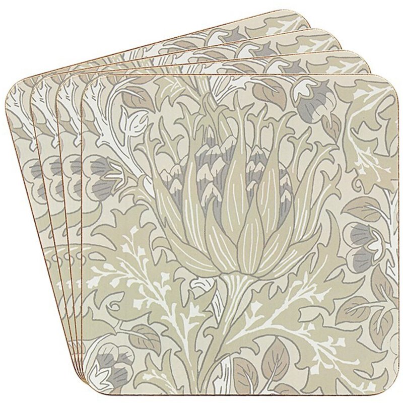 William Morris Artichoke Set Of 4 Coasters