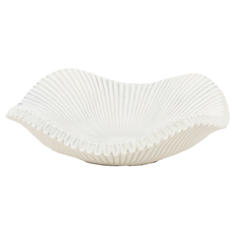 Gallery Direct Barbuda Resin Tray Plate Stone