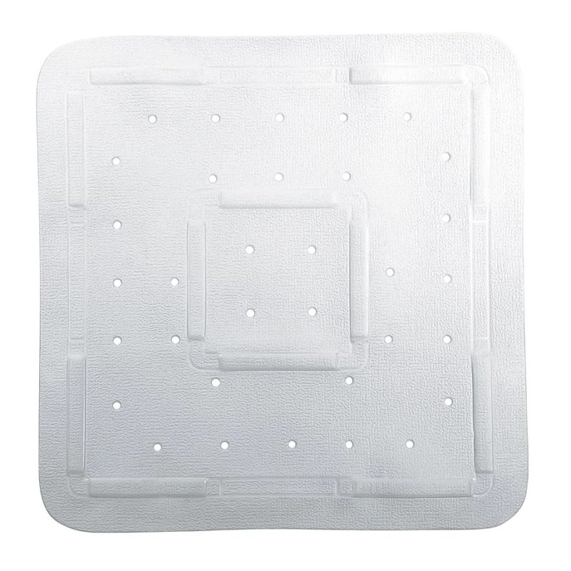 Showerdrape Comfy White Shower Mat
