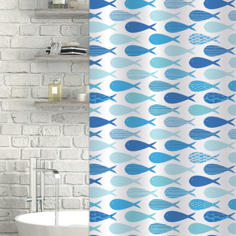 Showerdrape Aquarium Shower Curtain