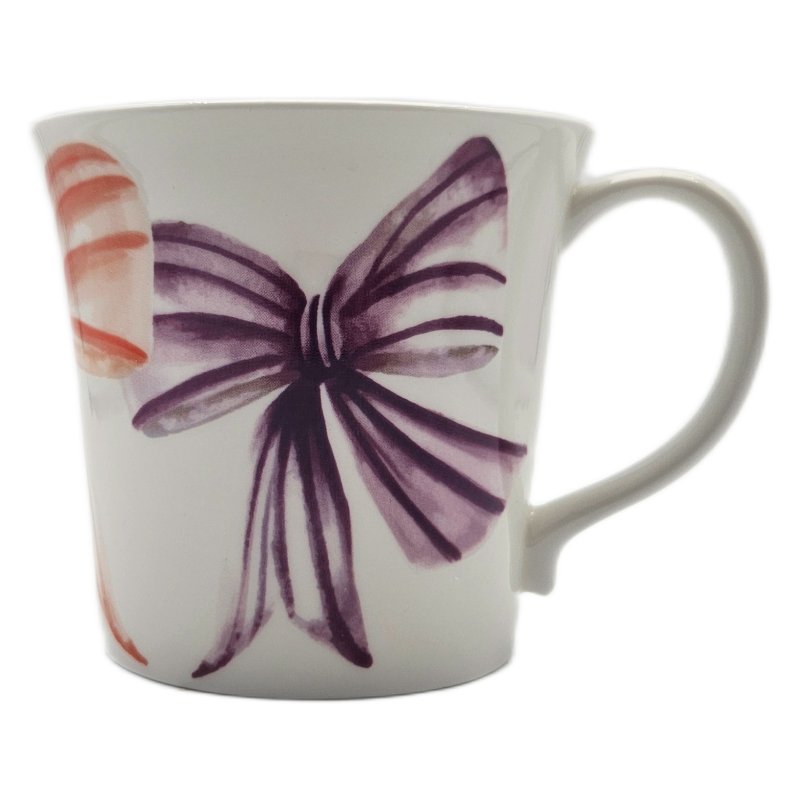 Just Mugs Just Mugs Mersey Mug Bows Purple