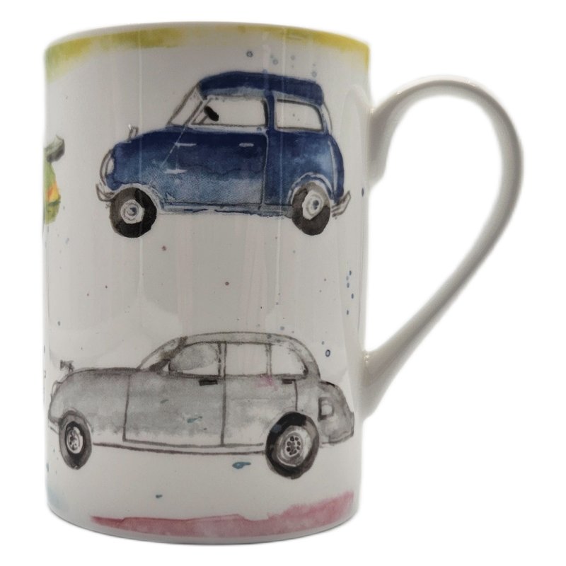 Just Mugs Norfolk Mug Mode Of Transport Car