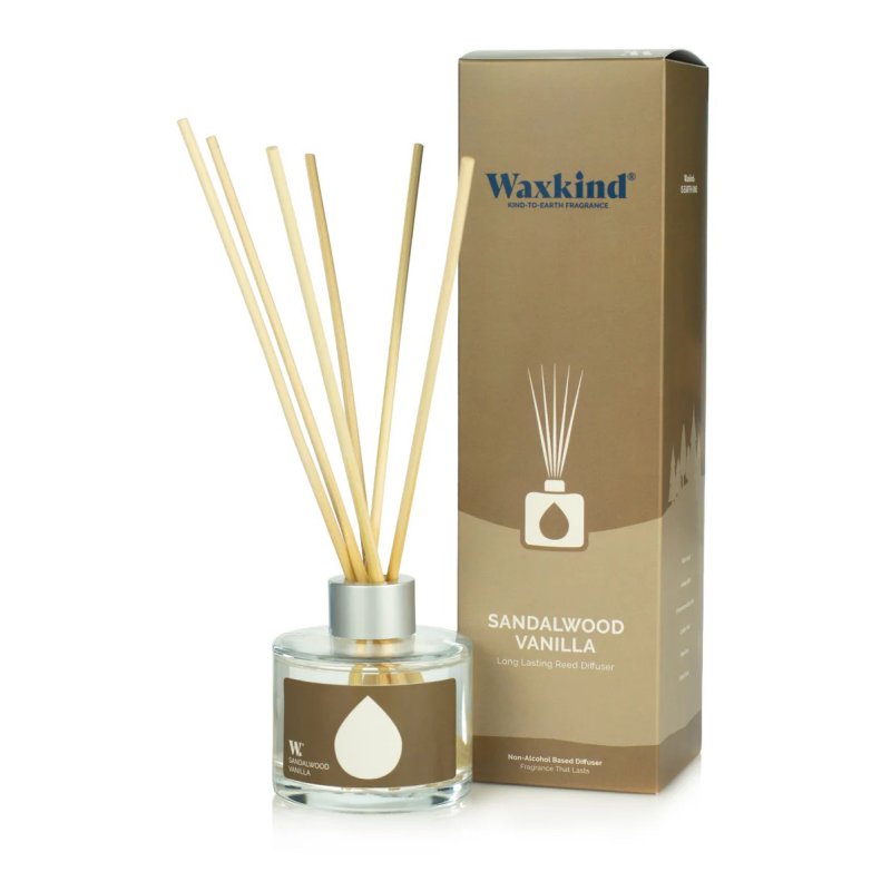 Waxkind Sandalwood Vanilla Reed Diffuser