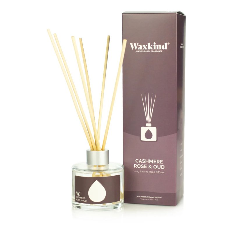 Waxkind Cashmere Rose & Oud Reed Diffuser