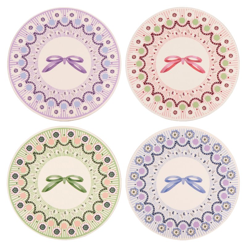 Cath Kidston Spitalfields Silk Coasters Set Of 4