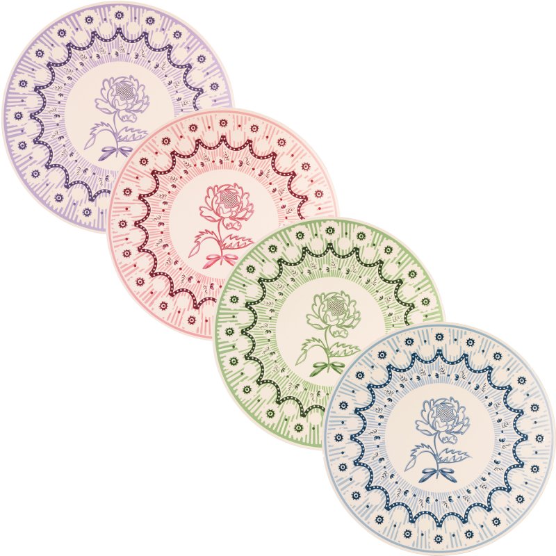 Cath Kidston Spitalfields Silk Placemats Set Of 4