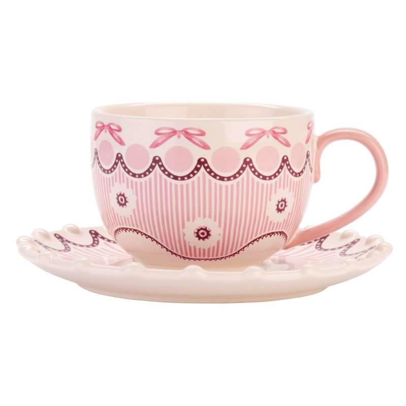 Cath Kidston Spitalfields Silk Teacup & Saucer