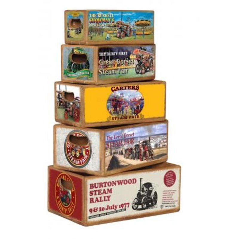 Quirky Barn Steam Engine 2 Nesting Boxes