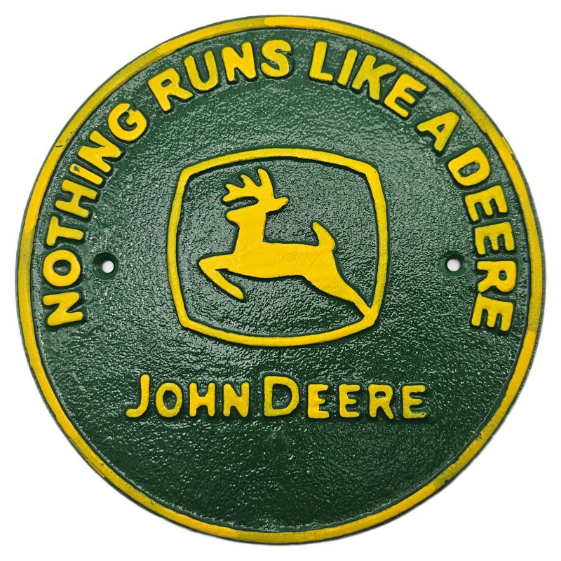 Quirky Barn John Deere Plaque