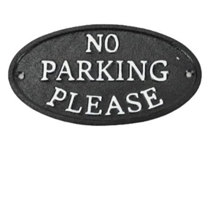 Quirky Barn No Parking Please Sign