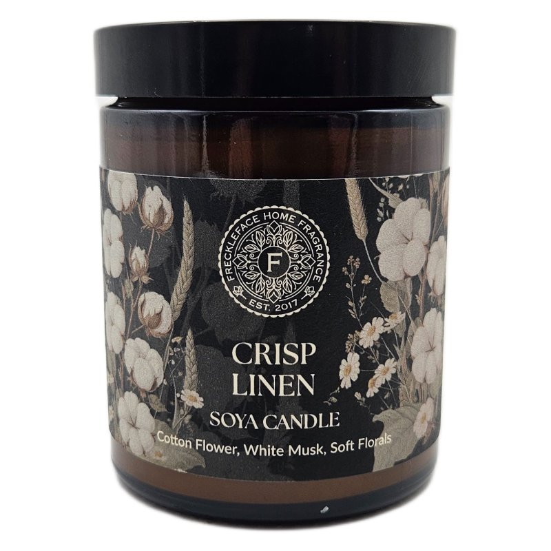 Freckleface The Scent Library Apothecary Jar Crisp Linen