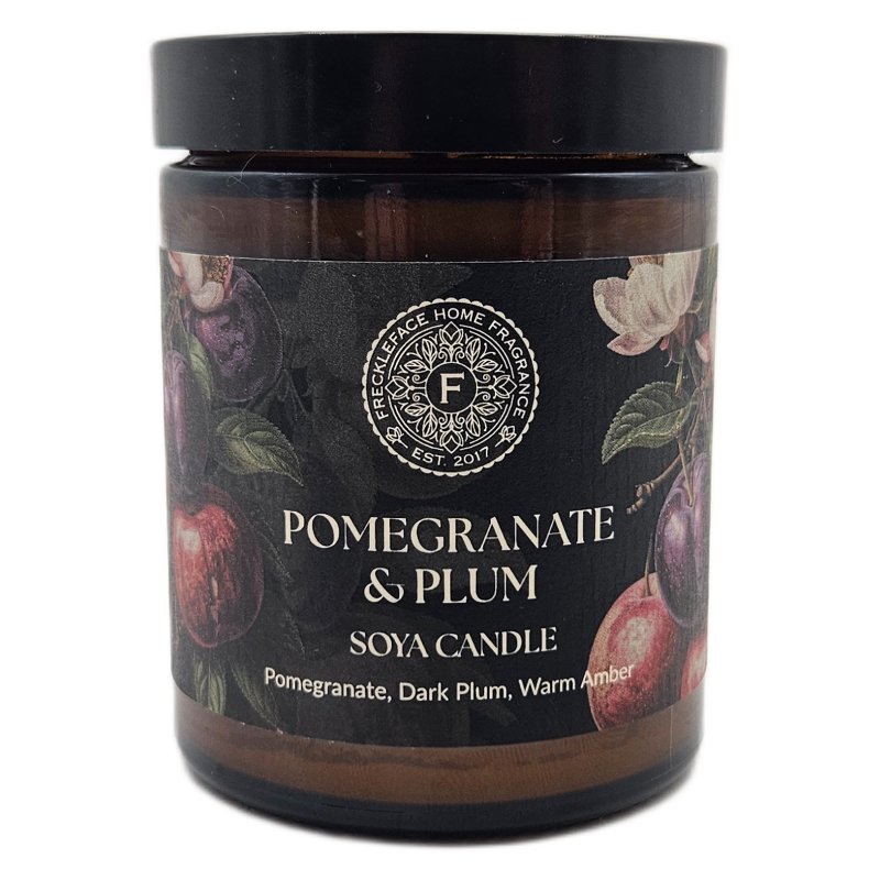 Freckleface The Scent Library Apothecary Jar Pomegranate & Plum