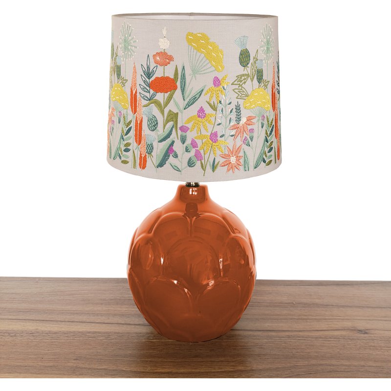 Aquarelle Home Lotus Sunset Base With Ezra Mini Shade