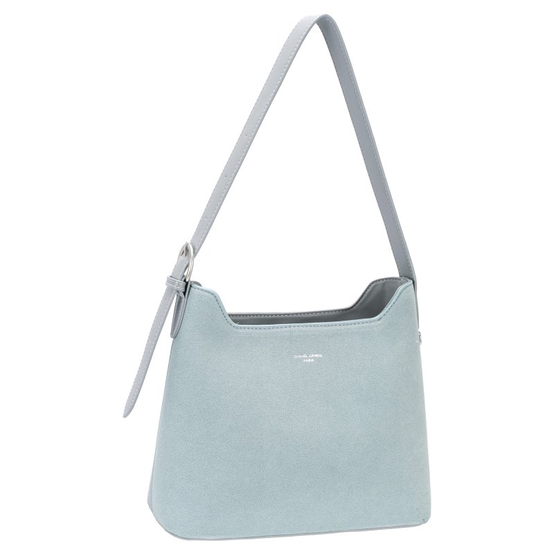 David Jones Single Strap Shoulder Bucket Bag Steel Grey