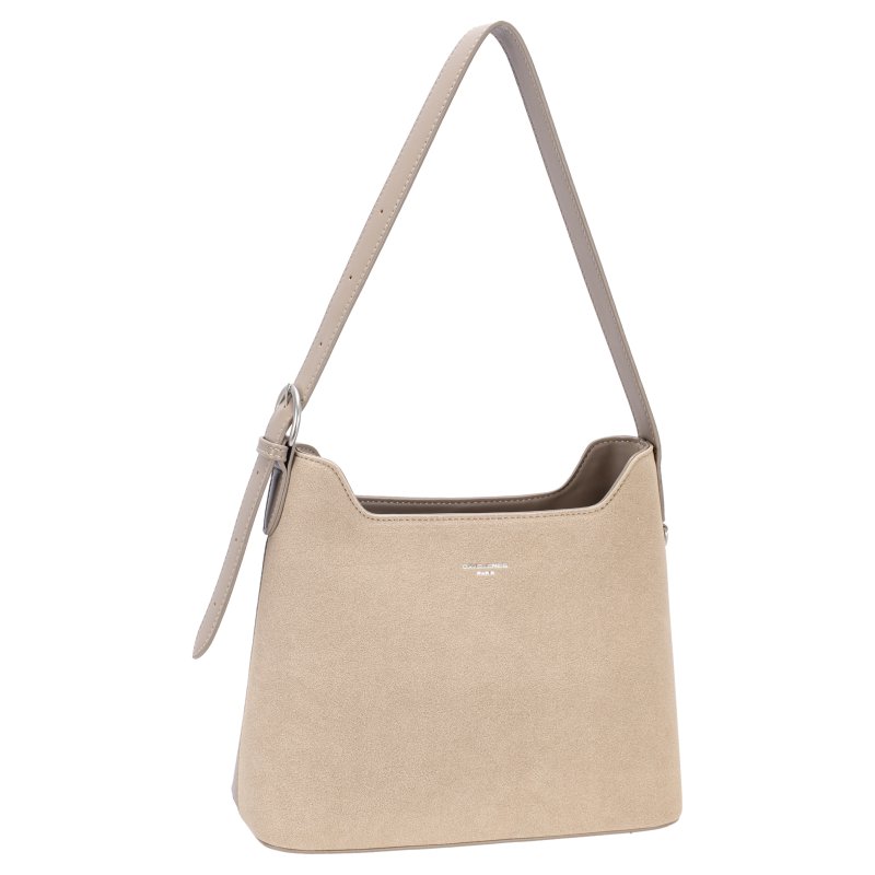 David Jones Single Strap Shoulder Bucket Bag Warm Taupe